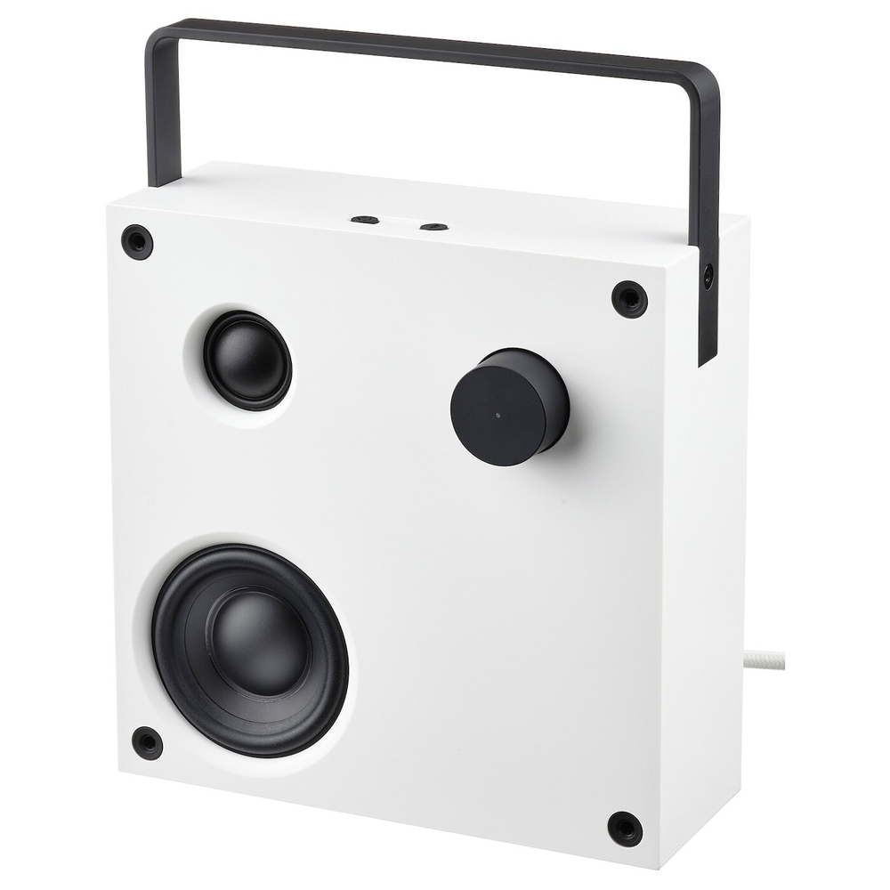 IKEA VAPPEBY  (ИКЕА ВАППЕБЙ)  -  Динамик Bluetooth, белый/ген 3, 20x20 см