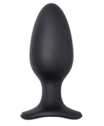 Черная анальная вибропробка HUSH 2 Size L - 12,1 см.
