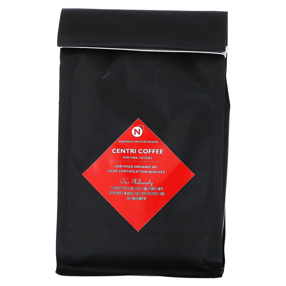 Centri Coffee, Centri Coffee, органический Бразилия, молочный шоколад и миндаль, цельные зерна, 340 г (12 унций)