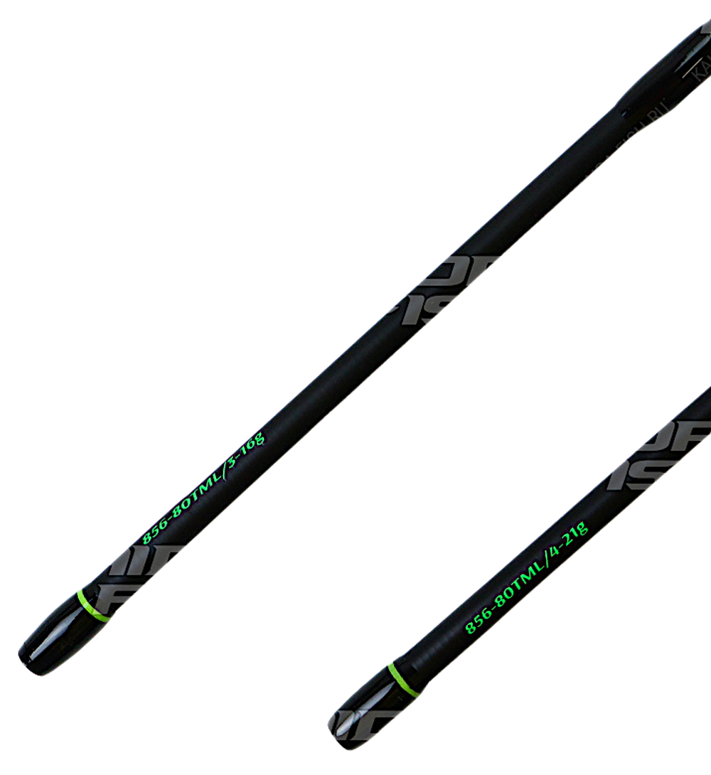 Спиннинг Kaida 856-71TML-216 Ranger 2.16м 2верш. 3-16/4-21г 2секц. вес 109г Carbon Колец 9шт Тр.длина 1.11м Ручка Неопрен