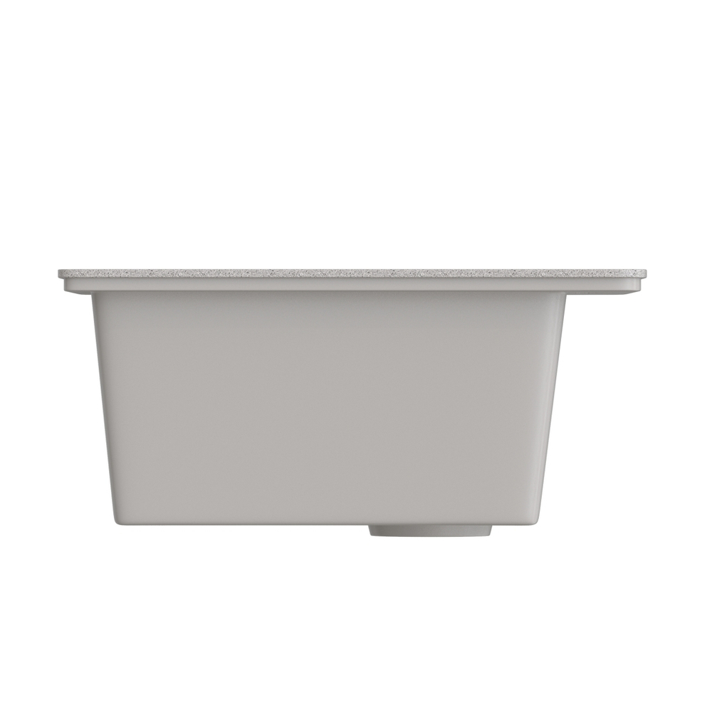 Мойка ML-GMS18 СТАНДАРТ прямоугольная, светло-серый (310), 410*470*190мм