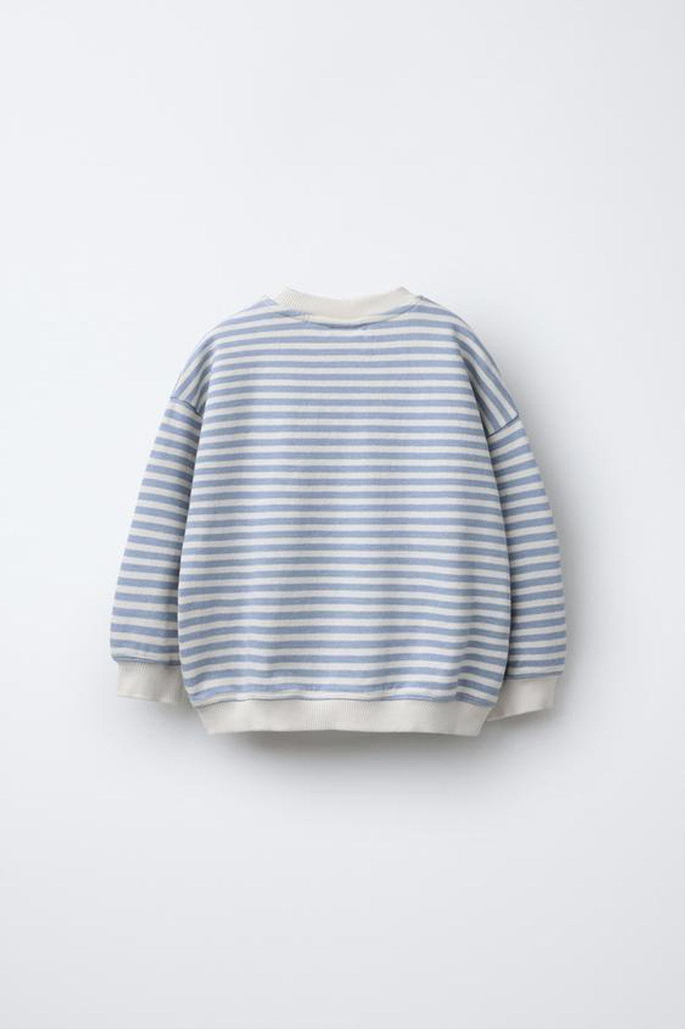 ZARA ТОЛСТОВКА В ПОЛОСКУ, СИНИЙ