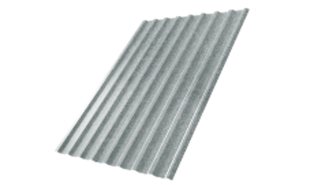 Профнастил ПК-20 оцинкованный 0,45 (1150/1100)