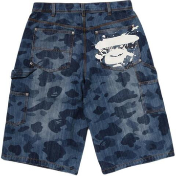 A Bathing Ape Bathing Ape 1st Camo Denim Шорты
