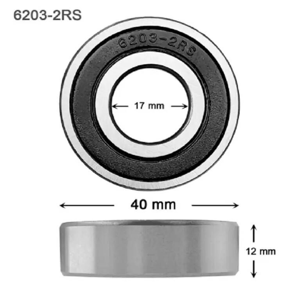Подшипник 6203 RS (17x40x12)