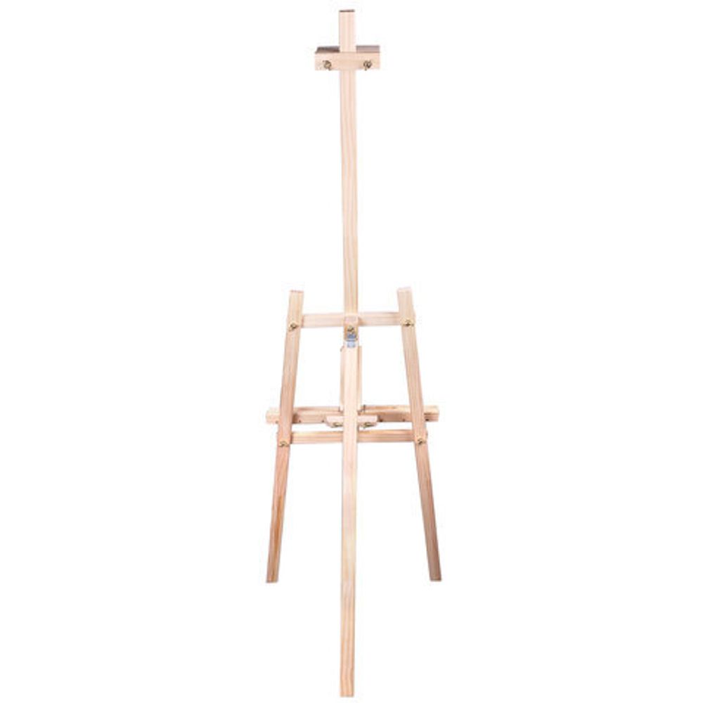 Мольберт напольный из сосны Лира, 170х55х70 см, высота холста до 120 см, BRAUBERG ART CLASSIC, 192260