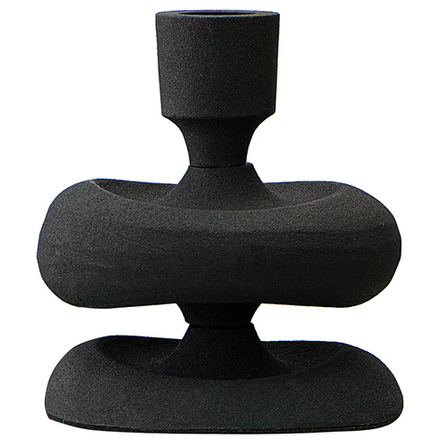 Подсвечник Vivlend, 12 см, черный