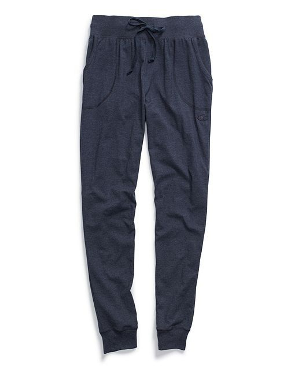 Хлопковые спортивные брючки с высоким поясом (Размер: M) (Цвет: серый)