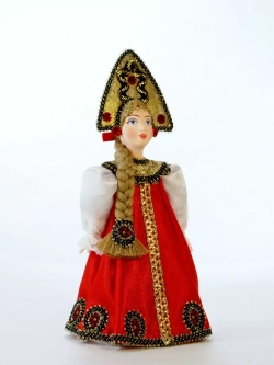 Кукла фарфоровая Русская красавица