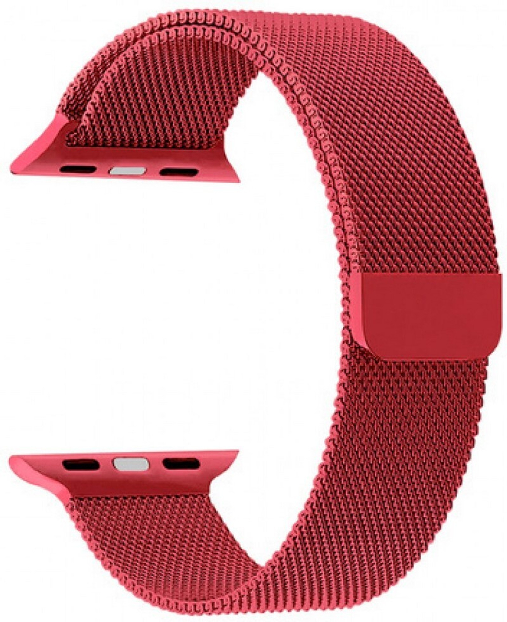 Ремешок для Apple Watch 42-44мм Миланская петля (красный)