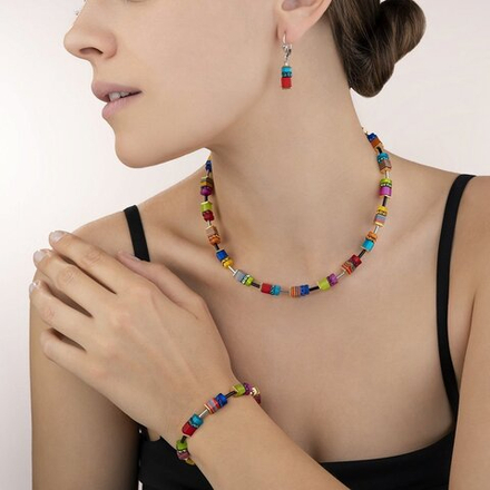 Колье Coeur de Lion 4746/10-1500 цвет мультиколор, полосатый