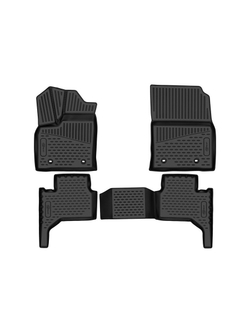 Коврики в салон для TOYOTA Land Cruiser (300 Series) 2021-, Внед, 5 мест, 4шт. (Повышенная устойчивость, повышенная износостойкость) FORMAT.3DA66914210K