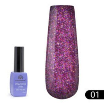ГЕЛЬ ЛАК PEACOCK 8 МЛ, 01