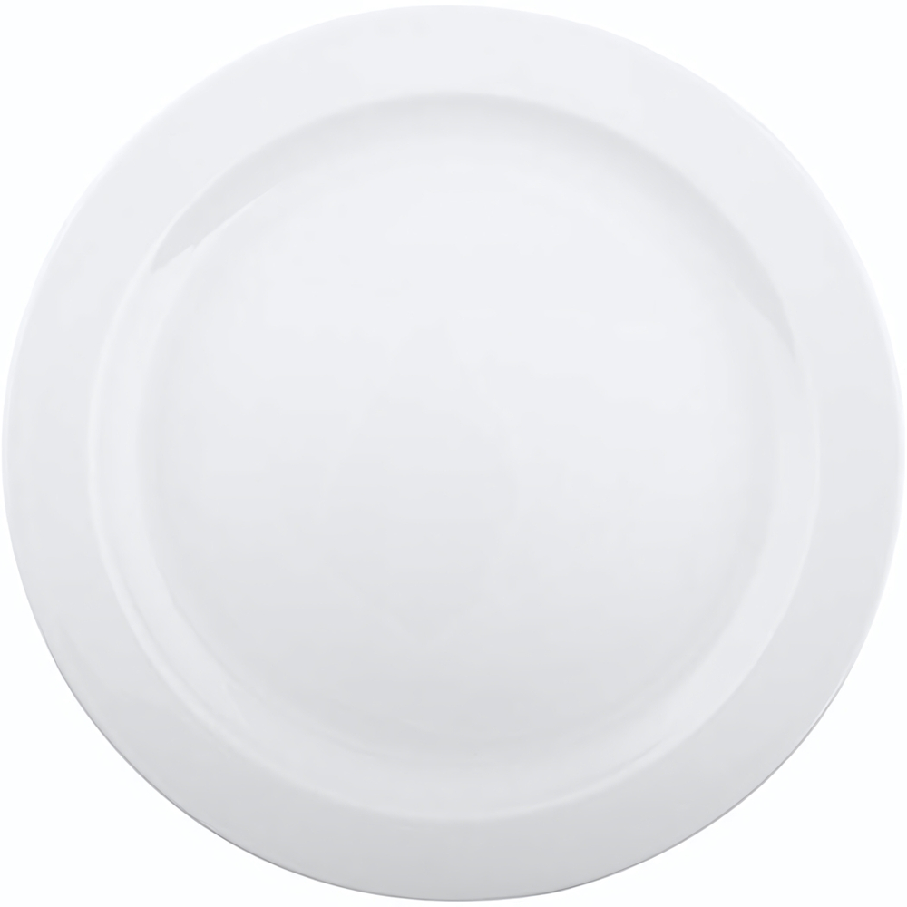 Тарелка «Белая» Принц;фарфор;D=265,H=28мм;белый (Цвет: белый)