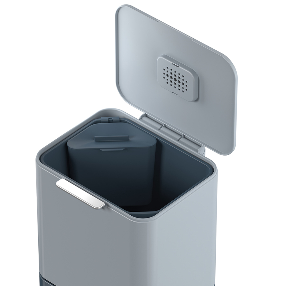 Контейнер для мусора с двумя баками Totem Max Sky 60л Joseph Joseph