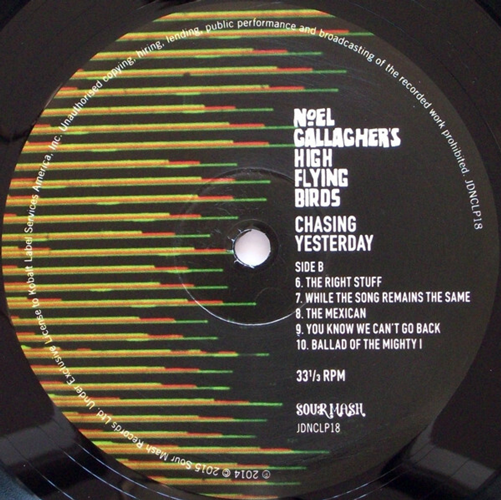 Noel Gallagher's High Flying Birds / Chasing Yesterday (LP+CD)