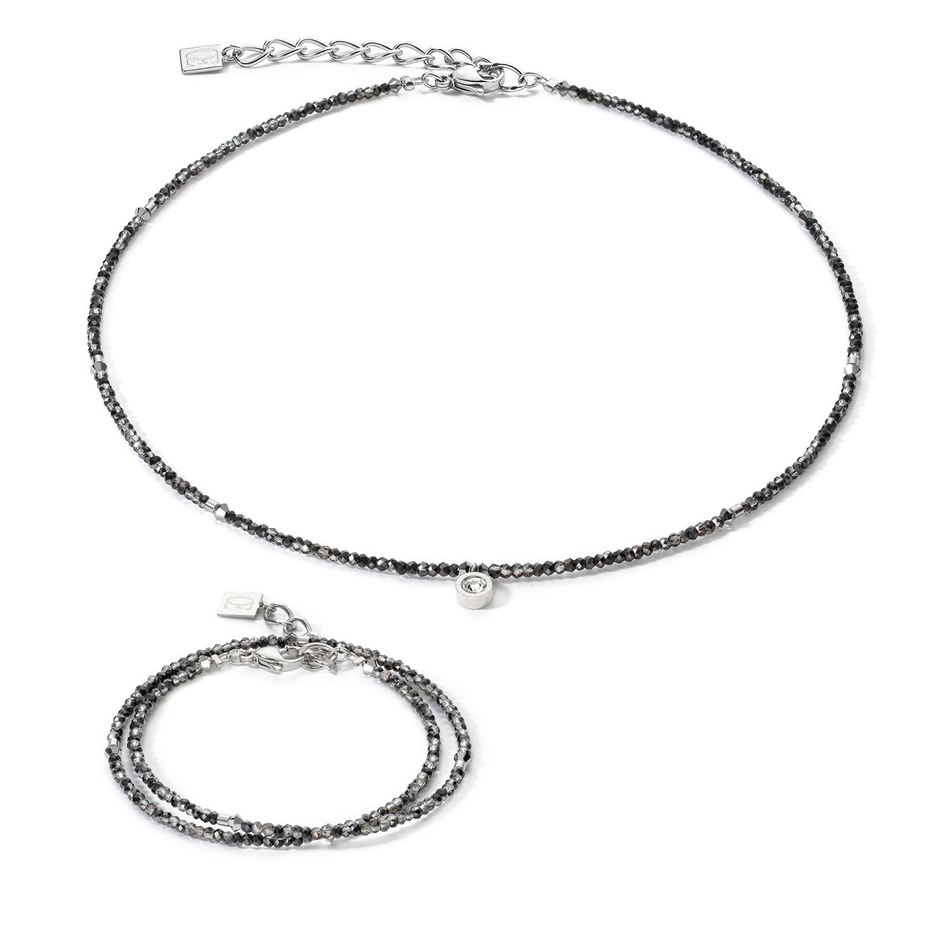 Колье Coeur de Lion Grey 5033/10-1200