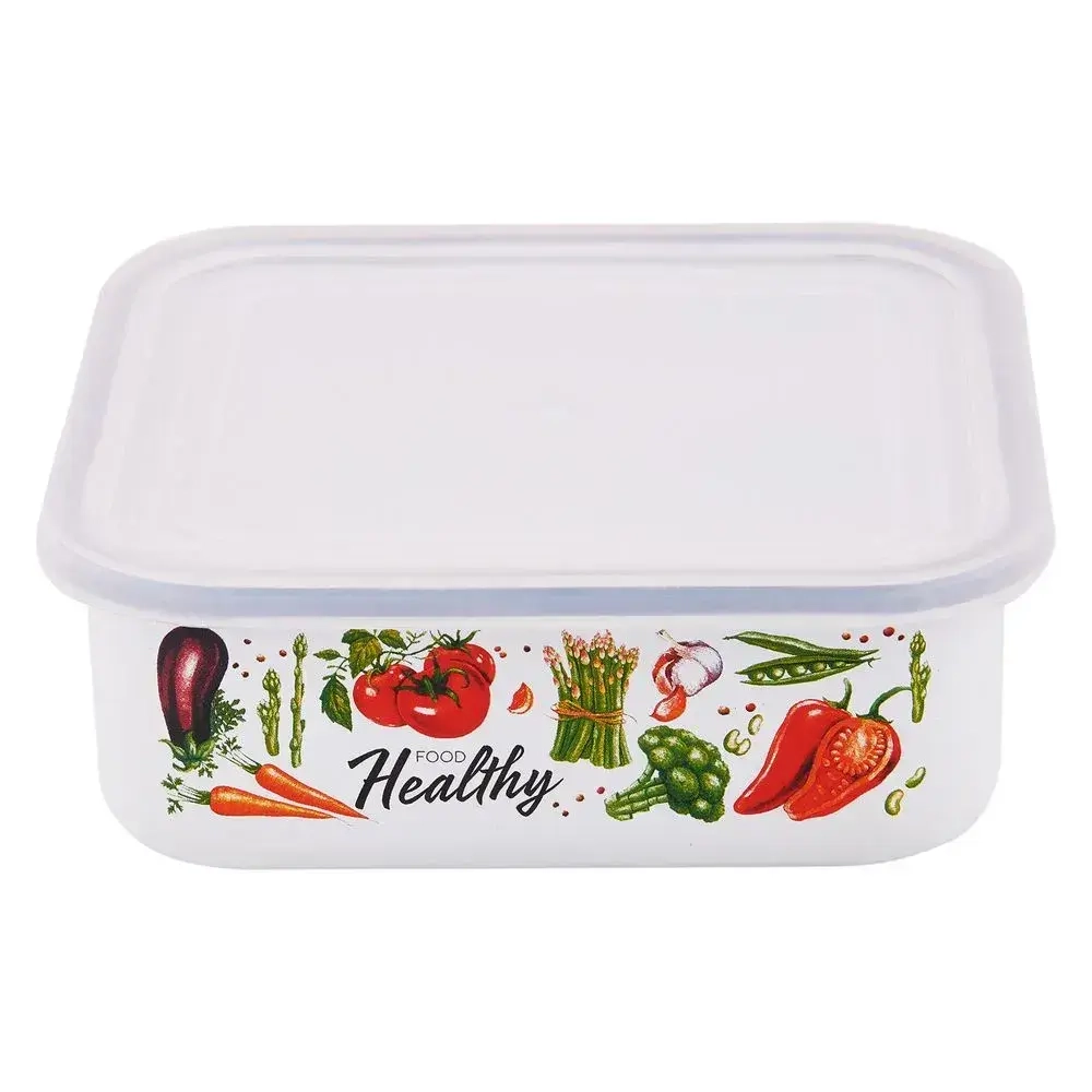 Лоток эмал Veggies 1,0л квадр пласт/кр TM Appetite