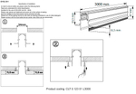 Шинопровод магнитный встраиваемый Crystal Lux CLT 0.123 01 L3000 WH