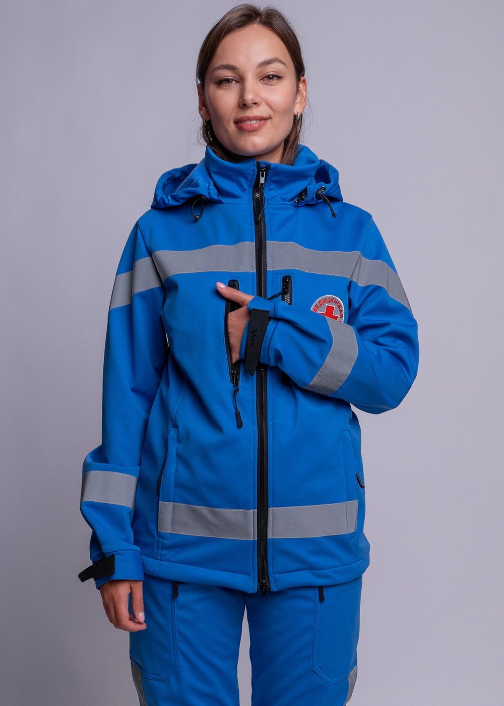 Куртка демисезонная женская Скорая помощь MedicLine SOFTSHELL