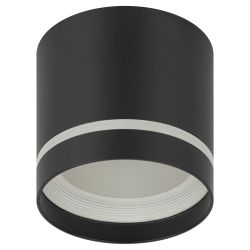 OL9 GX53 BK/WH Подсветка ЭРА Накладной под лампу Gx53, алюминий, цвет черный+белый