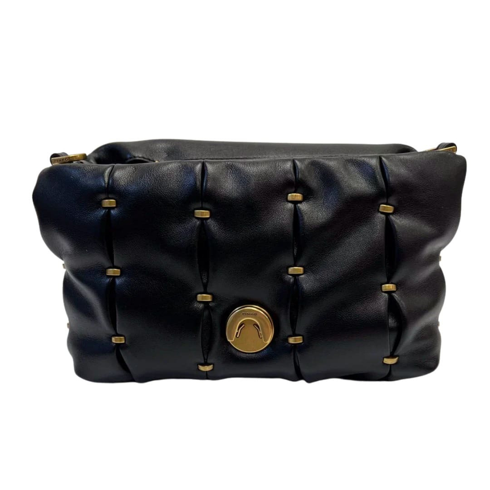 MINI LOVE BAG PUFF PINCHED – black