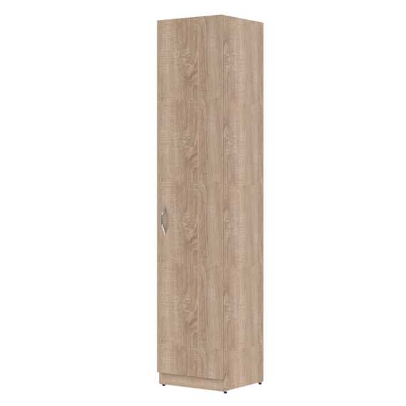 Шкаф колонка с глухой дверью SR-5U.1(R) Дуб Сонома светлый 386х375х1815 SIMPLE