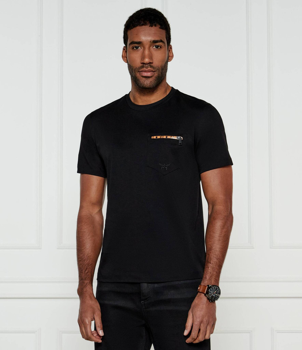 Футболка MCM - черный(MHTFSMM05)