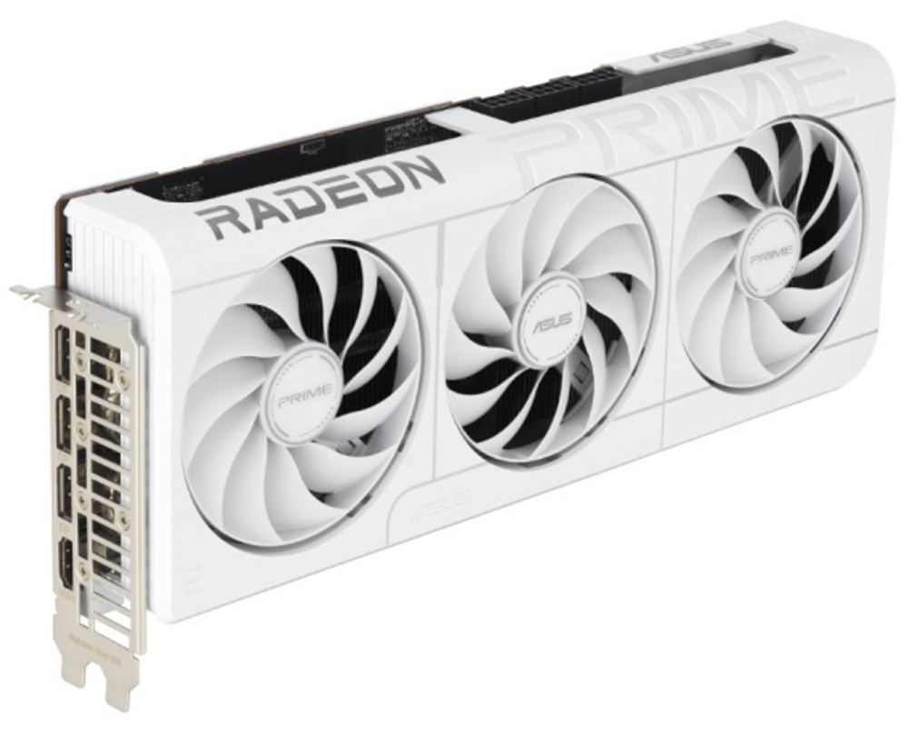 Видеокарта ASUS Radeon RX 9070 XT PRIME OC WHITE (PRIME-RX9070XT-O16G-WHITE)