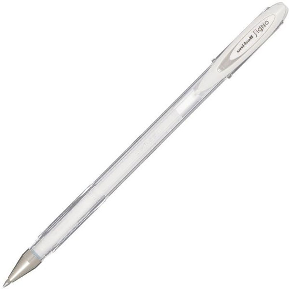 Ручка гелевая ЮНИ (Япония) 0,7 мм белая (69867)