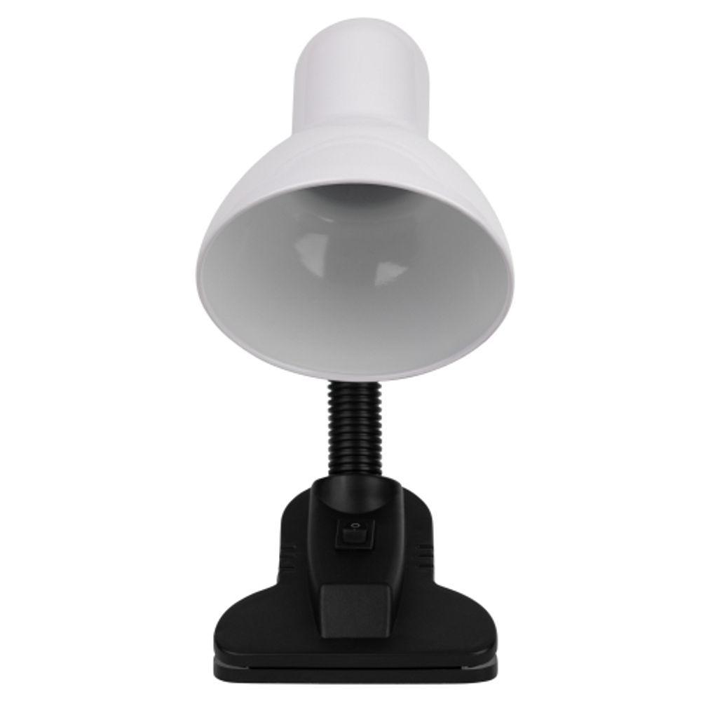 Настольный светильник ЭРА N-102-E27-40W-W на прищепке белый