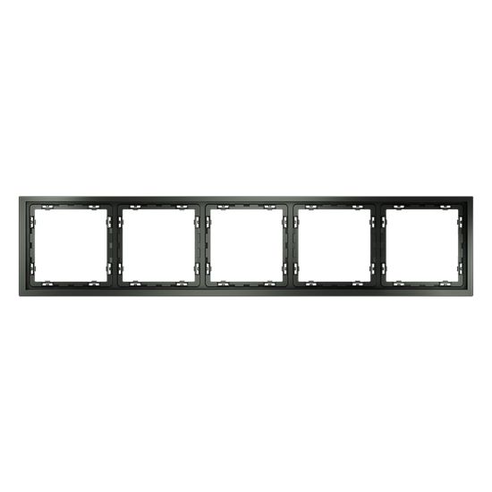 Рамка пластиковая VOLTUM S70 на 5 постов, (титан)