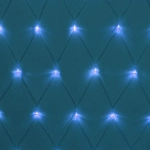 Гирлянда для дома СЕТКА ш2,0* в1,5м 144 лампы LED, прозр.пров.,8 реж, IP-20, Синий (возможность соединения)
