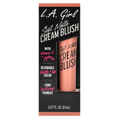 L.A. Girl, мягкие матовые кремовые румяна, GBL442 Grace, 8 мл (0,27 жидк. унции)