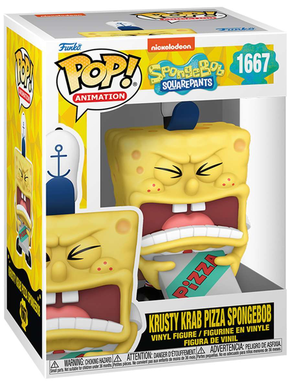 Фигурка Funko POP! Animation Spongebob SquarePants 25th Krusty Krab Pizza Spongebob (1667) 75738