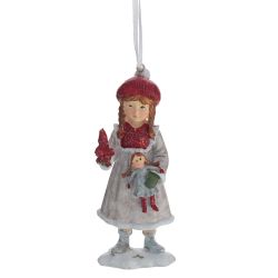 GAEM Изделие декоративное подвесное "Девочка/Мальчик", L7 W4,5 H12,5 см, 3в.