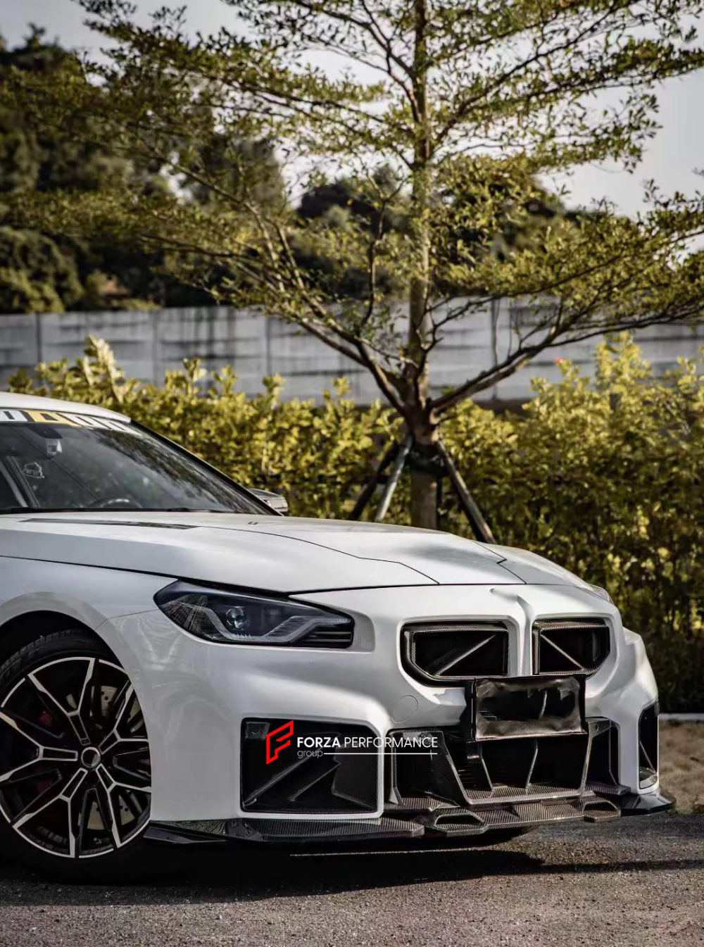 Карбоновая нижняя решетка переднего бампера для BMW M2 G87 2023-2025 БМВ тюнинг