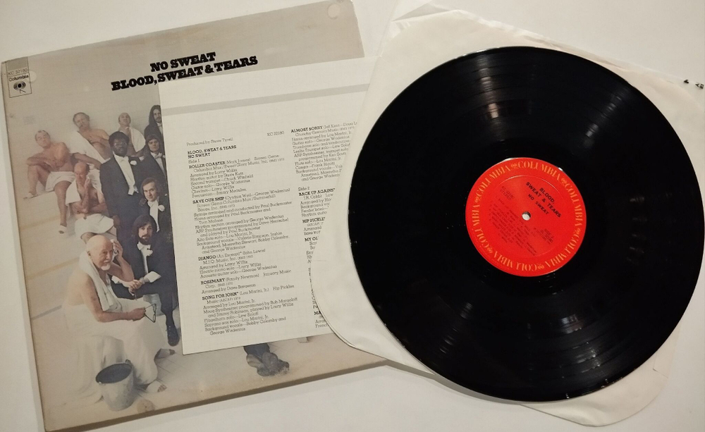 Винтажная виниловая пластинка LP Blood, Sweat and Tears No Sweat (USA 1973)