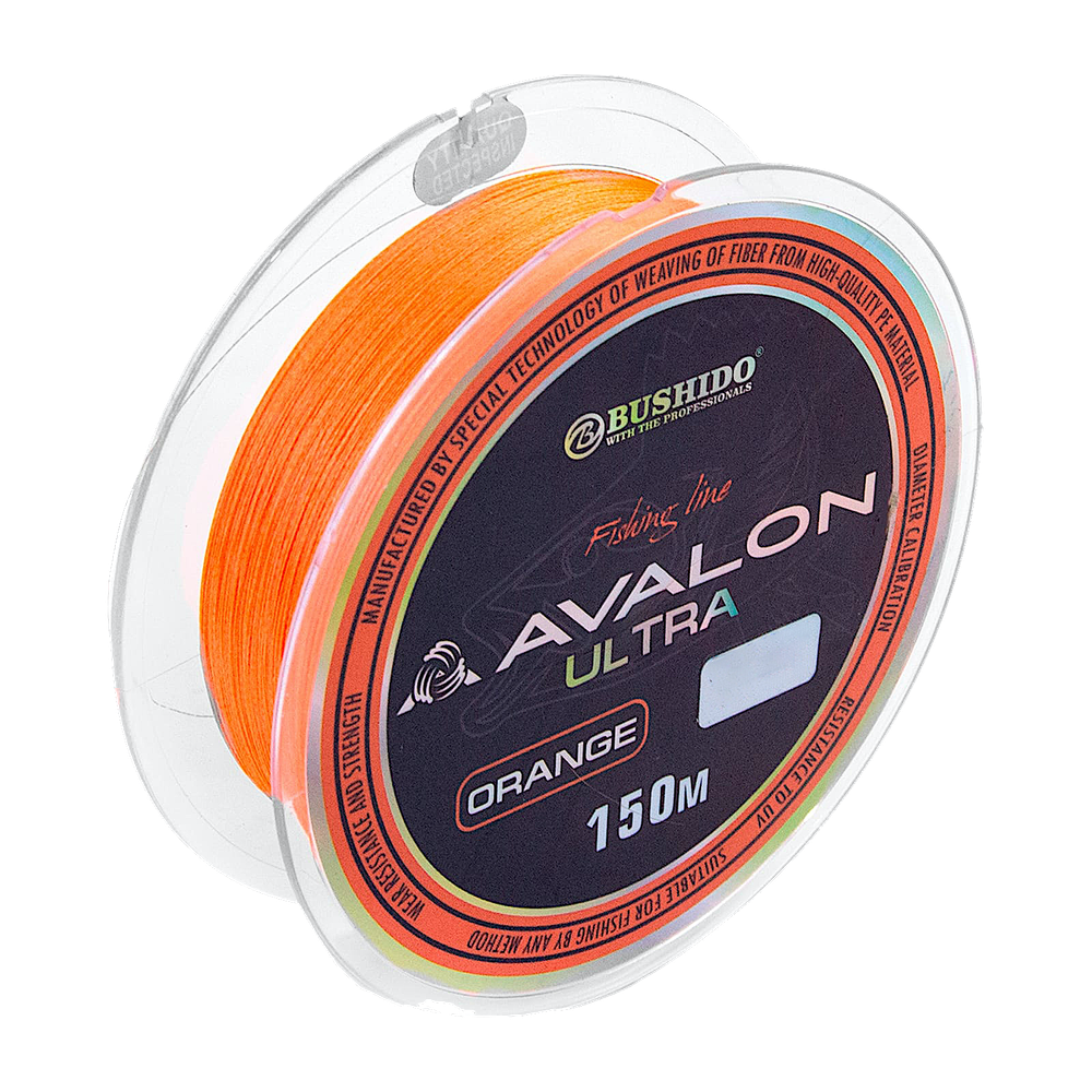 Шнур Bushido Avalon Ultra Orange 150м 0439 -