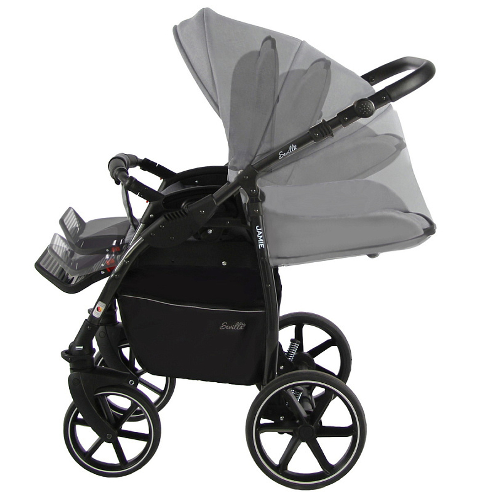 Детская коляска 3 в 1 Sevillababy Jamie серый