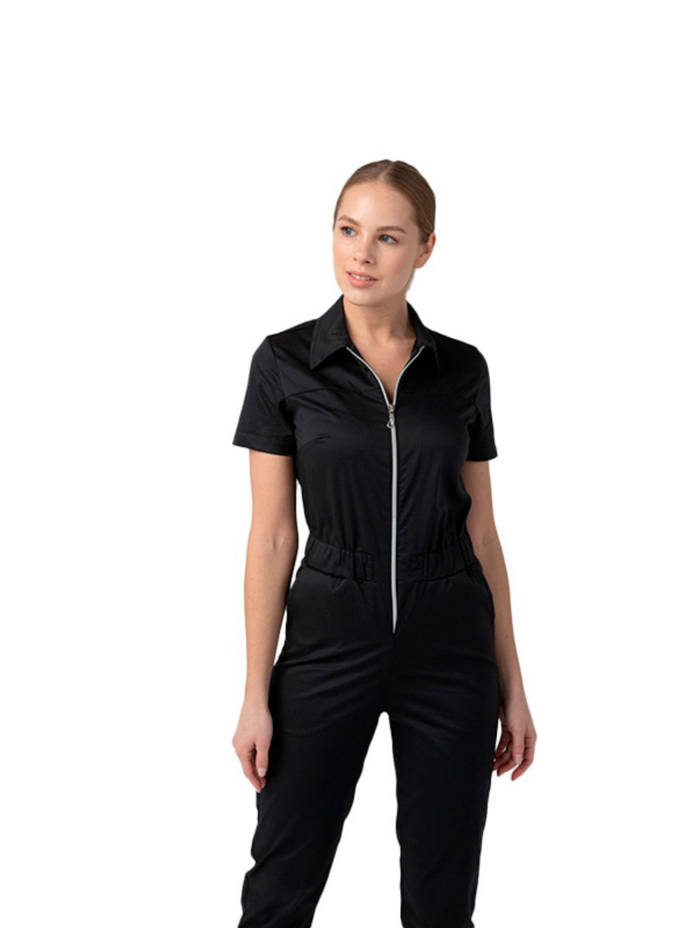 Комбинезон медицинский женский Dr. Nice DRN270, графит, 42