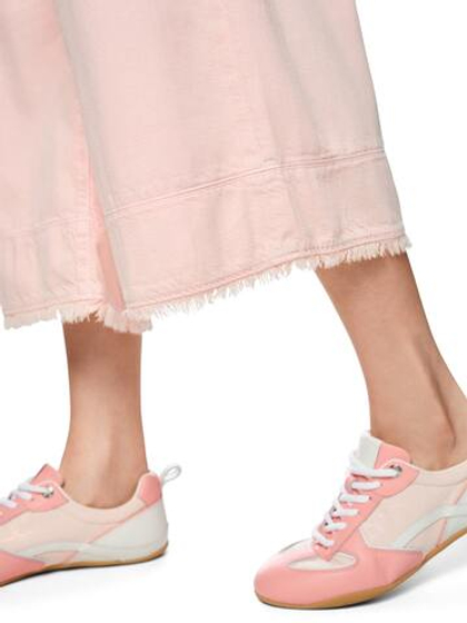 Marc Cain Джинсы уороченные с бахромой по низу