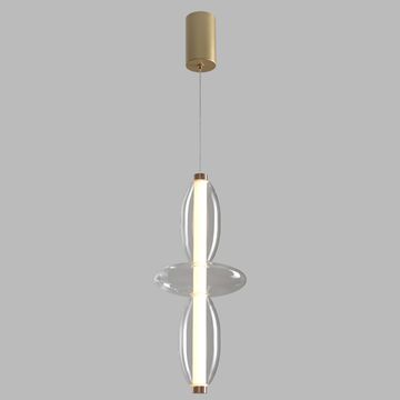 Подвесной светильник LED 14W 3000К Quasar SP14W Led Transparent прозрачный Crystal Lux