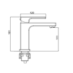 Смеситель для раковины 35к G1017 GAPPO литой, п/гайку, БЕЛЫЙ-хром