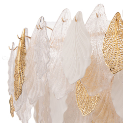 Люстра Cloyd SENEGAL-A C21 / Ø80 см - с золотыми листьями - золото (арт.10367)