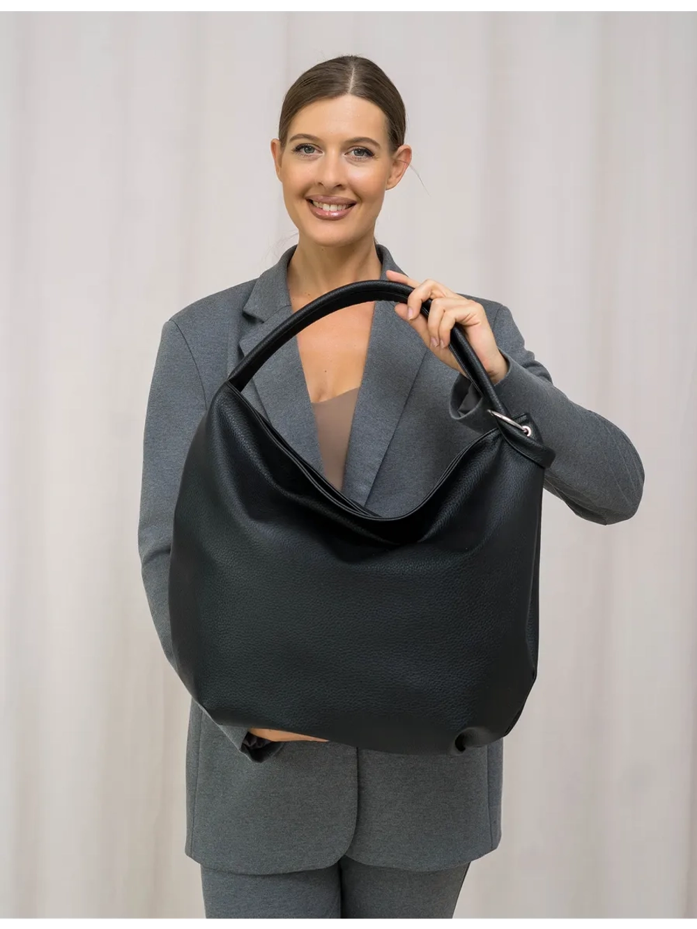 Сумка через плечо большая шоппер мешок