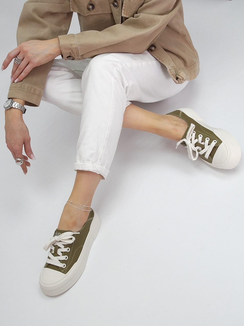 Кеды женские натуральная кожа