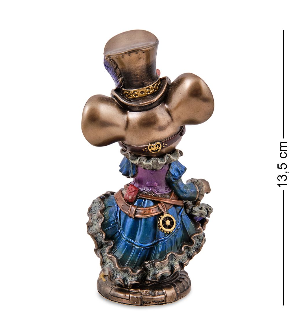 Veronese WS-1239/ 1 Статуэтка в стиле Стимпанк «Леди Мышь с зонтиком»