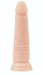 Телесный фаллоимитатор A-toys с присоской и шишечками (Цвет: телесный)