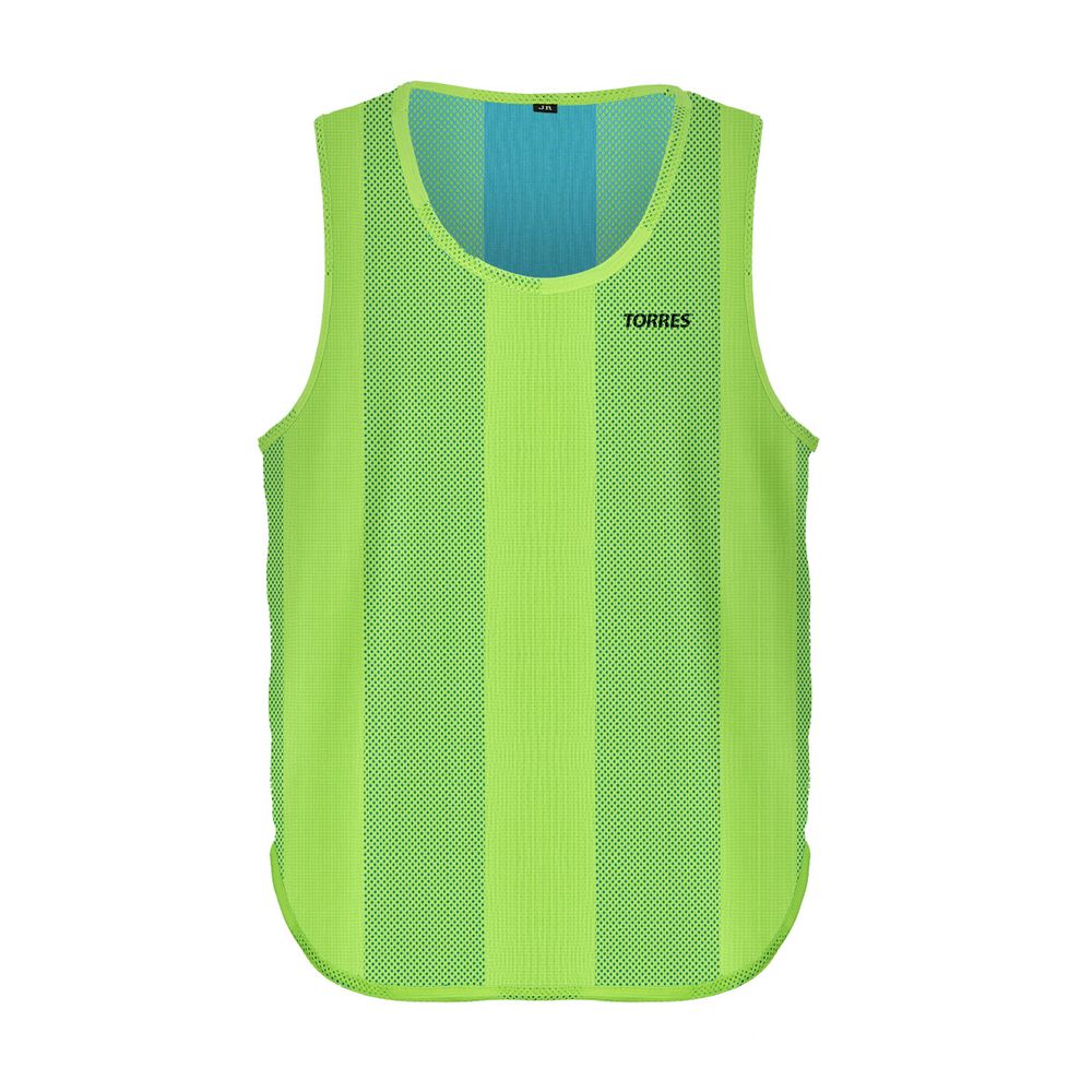 Манишка детская TORRES двухсторонняя, TR11950Y/B, р.Jr, тренировочная, полиэстер, жёлт-синий